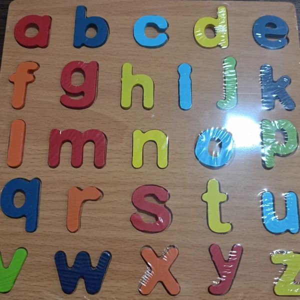 Brinquedo Educativo Letras'' Menusculas ''