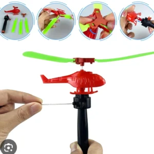 BRINQUEDO avião LANÇA DISCO -FLYING-A CORDA 12X15CM