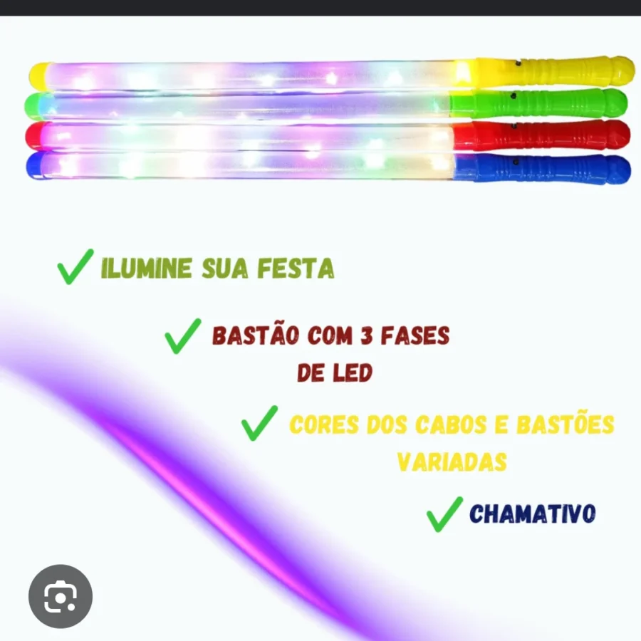 BRINQUEDO BASTAO DE LUZ -COLOR