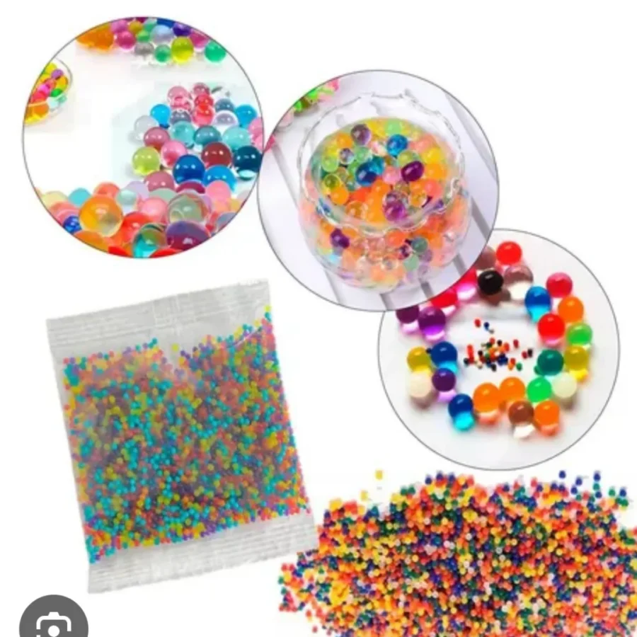 BRINQUEDO BOLINHAS DE GEL PROPRIAS PARA ARMA LANÇA 20UNIDADES