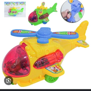 BRINQUEDO HELICOPTERO INFANTIL 14X9X8CM COM CORDA