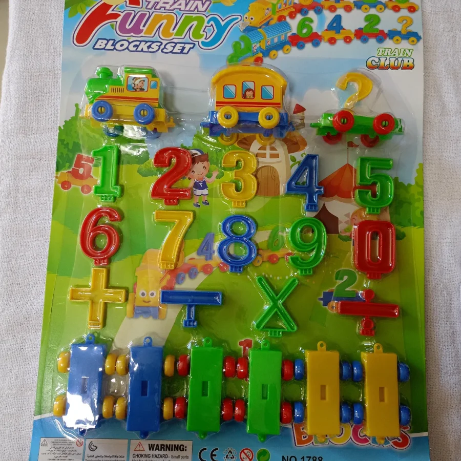 BRINQUEDO Trem C/Numeros Montar