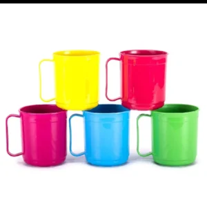 CANECA  PLASTICO  420ml cores variadas