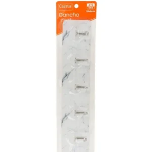 GANCHOS 6 MULTIUSO DE PLASTICO 8.0 KG