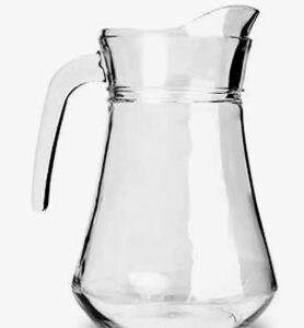 JARRA DE VIDRO COM TAMPA 1,3L
